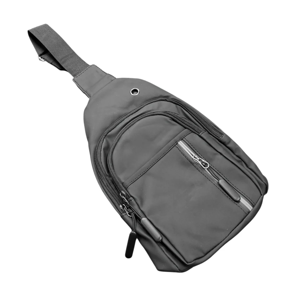 Mochila pequeña tipo mariconera con 3 compartimentos y bolsa enfrente, variedad de colores / jyl001#