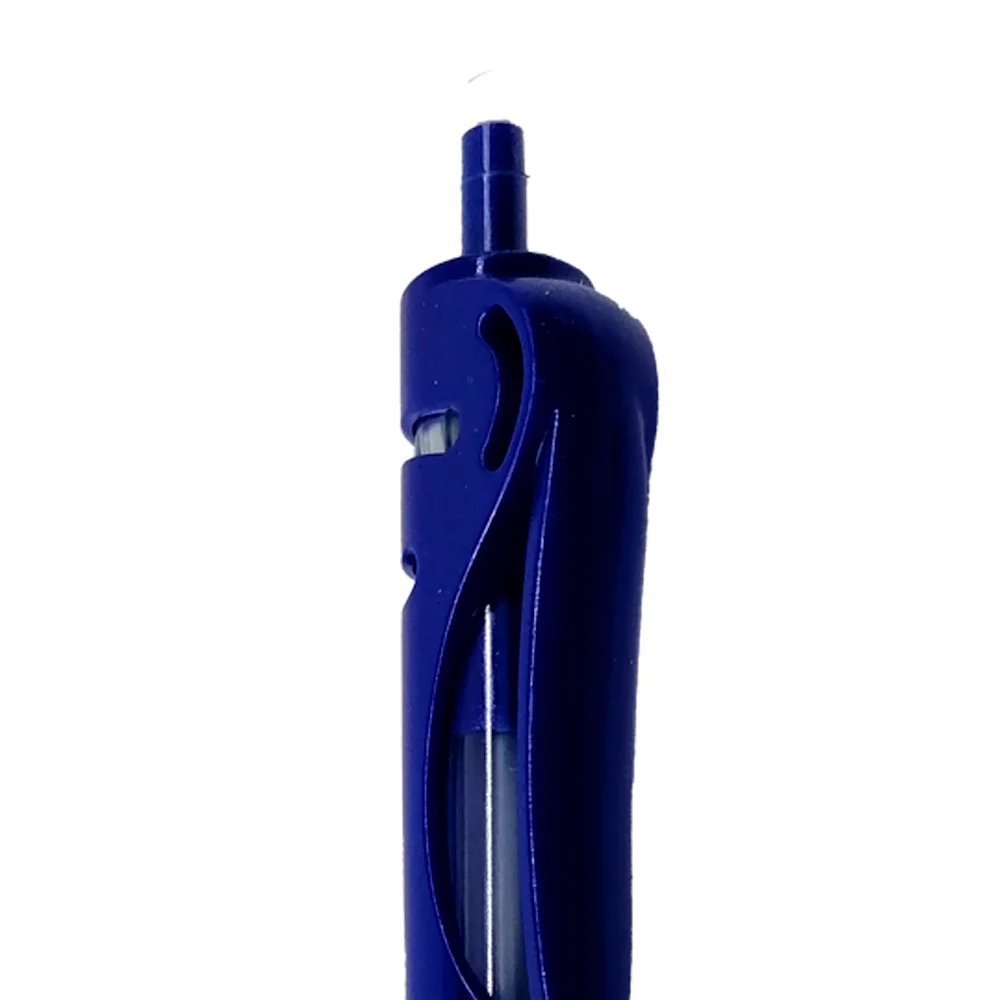 1pza Bolígrafo pluma retráctil de gel color azul con punta 0.5mm / 200357 / k-35