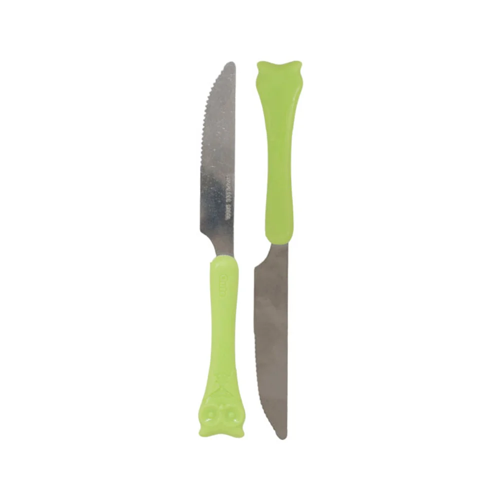 Set 4 cubiertos de acero inoxidable con mango en forma de animales / kitchen gadgets