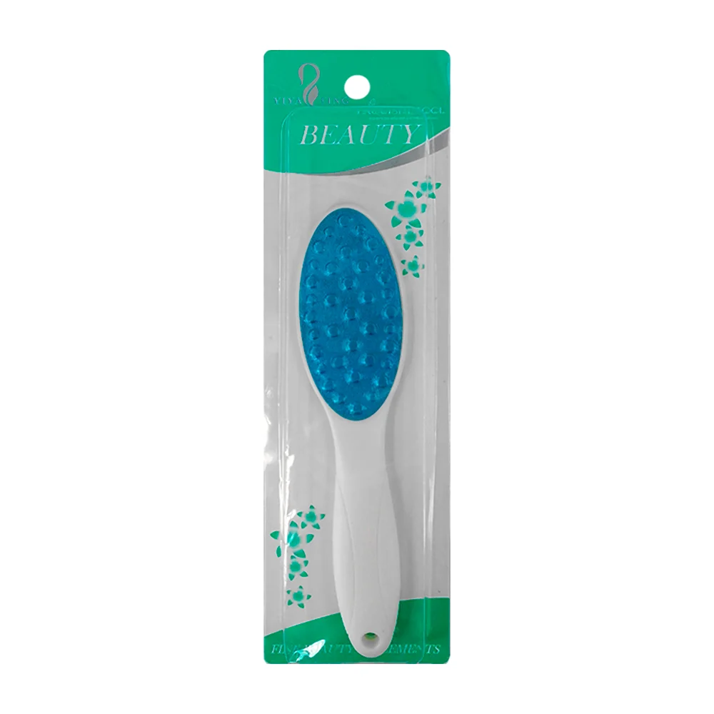 Lima para pies doble cara de metal con mango de plástico, variedad de colores / exquisite tool beauty / k089
