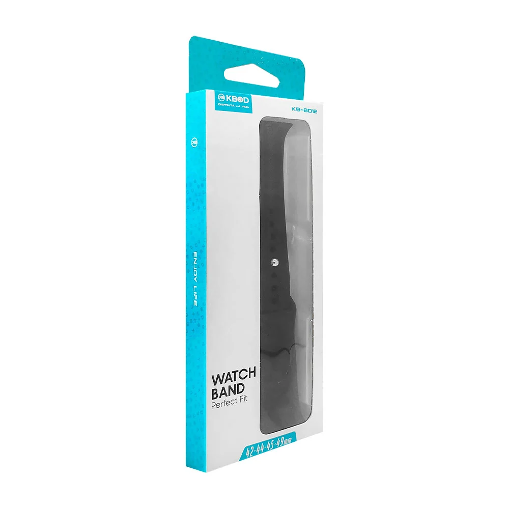 1pza Correa extensible universal para smartwatch de caucho, lisa, ajustable, variedad de medidas / kbod / enjoy life / watch band / 090101