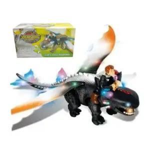 Figura de juguete dragón chimuelo e hipo prehistoric dinosaur con luz…
