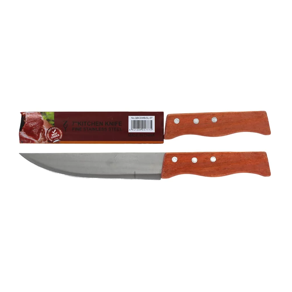 1pza Cuchillo profesional de 6 pulgadas con mango de madera / qbcdms / sl-06