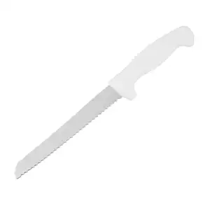 1pza Cuchillo de 10 pulgadas con sierra para cortar pan y mango de pl…