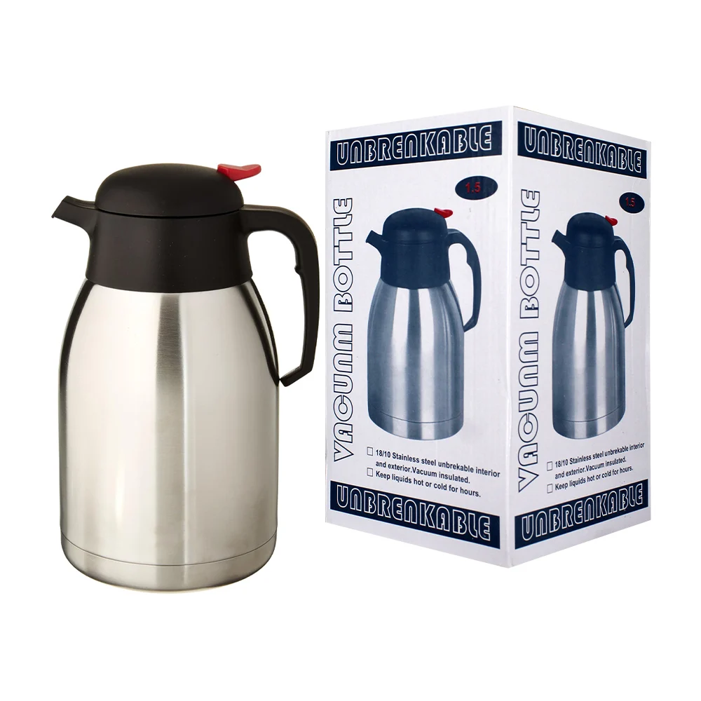 Jarra térmica unbrenkable vacunm bottle de acero inoxidable 1.5 l / kc44505