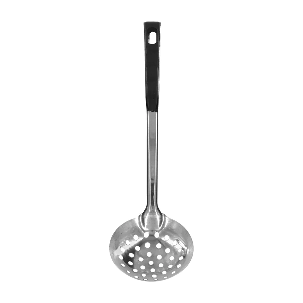 Cucharón tipo escurridor de acero inoxidable, 30 cm / espumador / stainless steel / kc48147