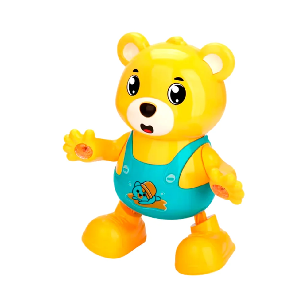 Oso bailarín con sonido y luz led en las manos / bear funny / fs238-8a