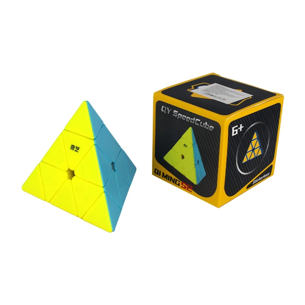Cubo Rubik triangular 3x3x3 qi ming qy speed cube / kl-268