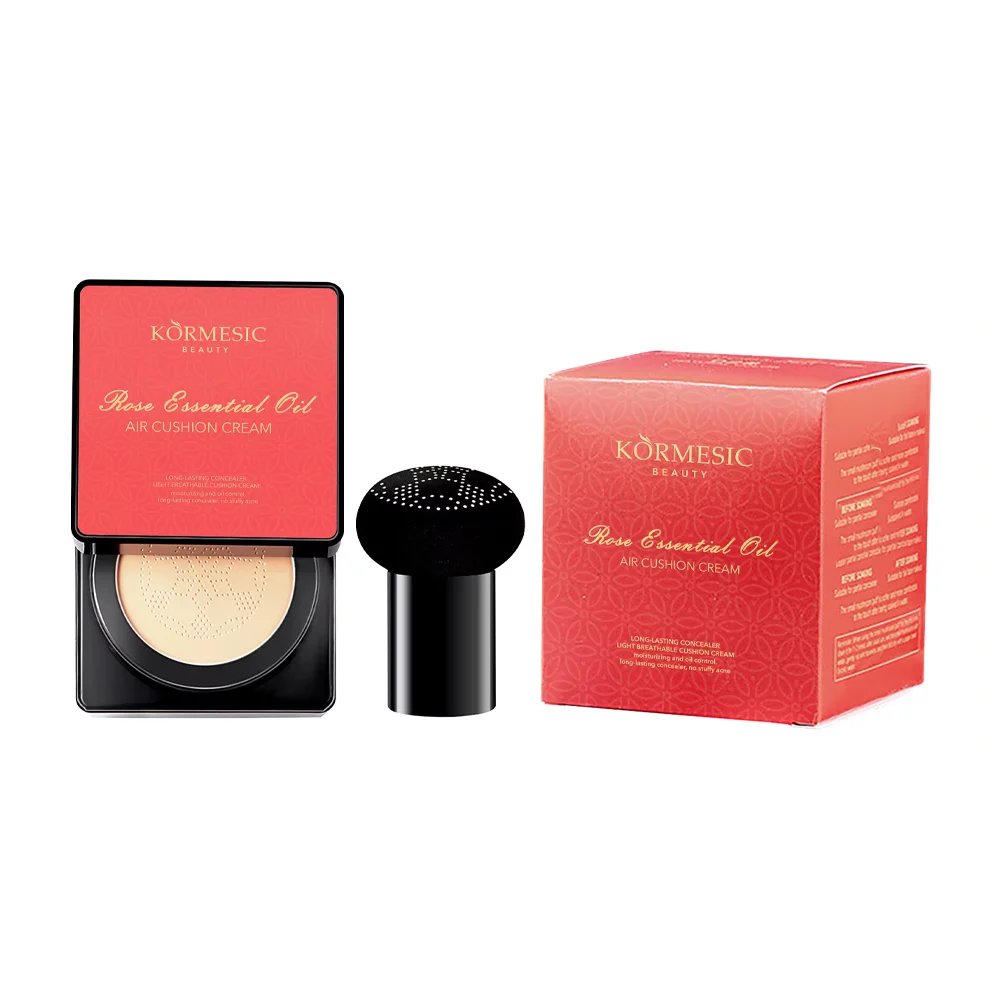 Base de maquillaje líquido kormesic + esponja aplicadora, variedad de tonos / 802984