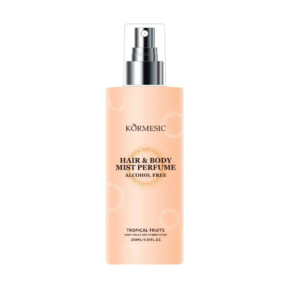 Perfume body mist kormesic con fragancia de frutas tropicales libre de alcohol, 290ml / kmc15359