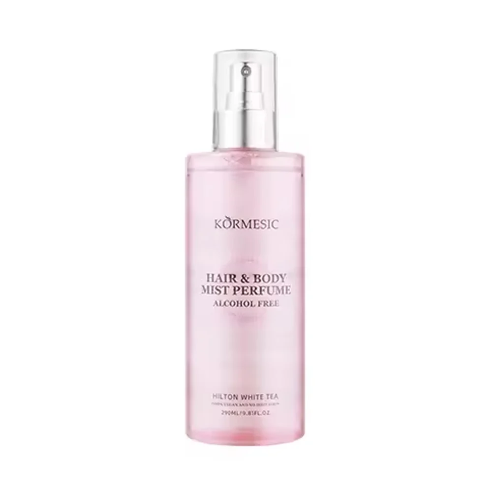 Loción tipo perfume kormesic, para el cabello y el cuerpo, libre de alcohol, de 290 ml / Hilton White tea