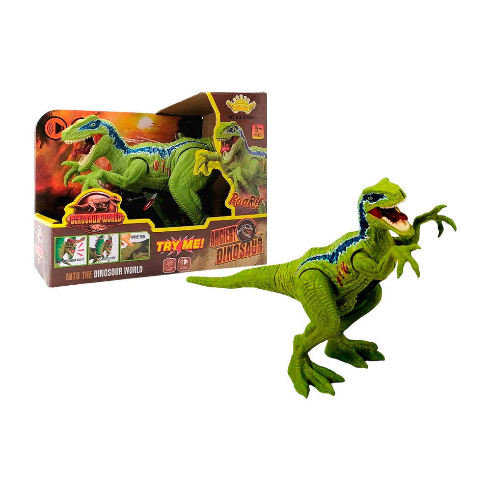 Dinosaurio de juguete con luces y sonido, variedad de modelos / dinosaur world
