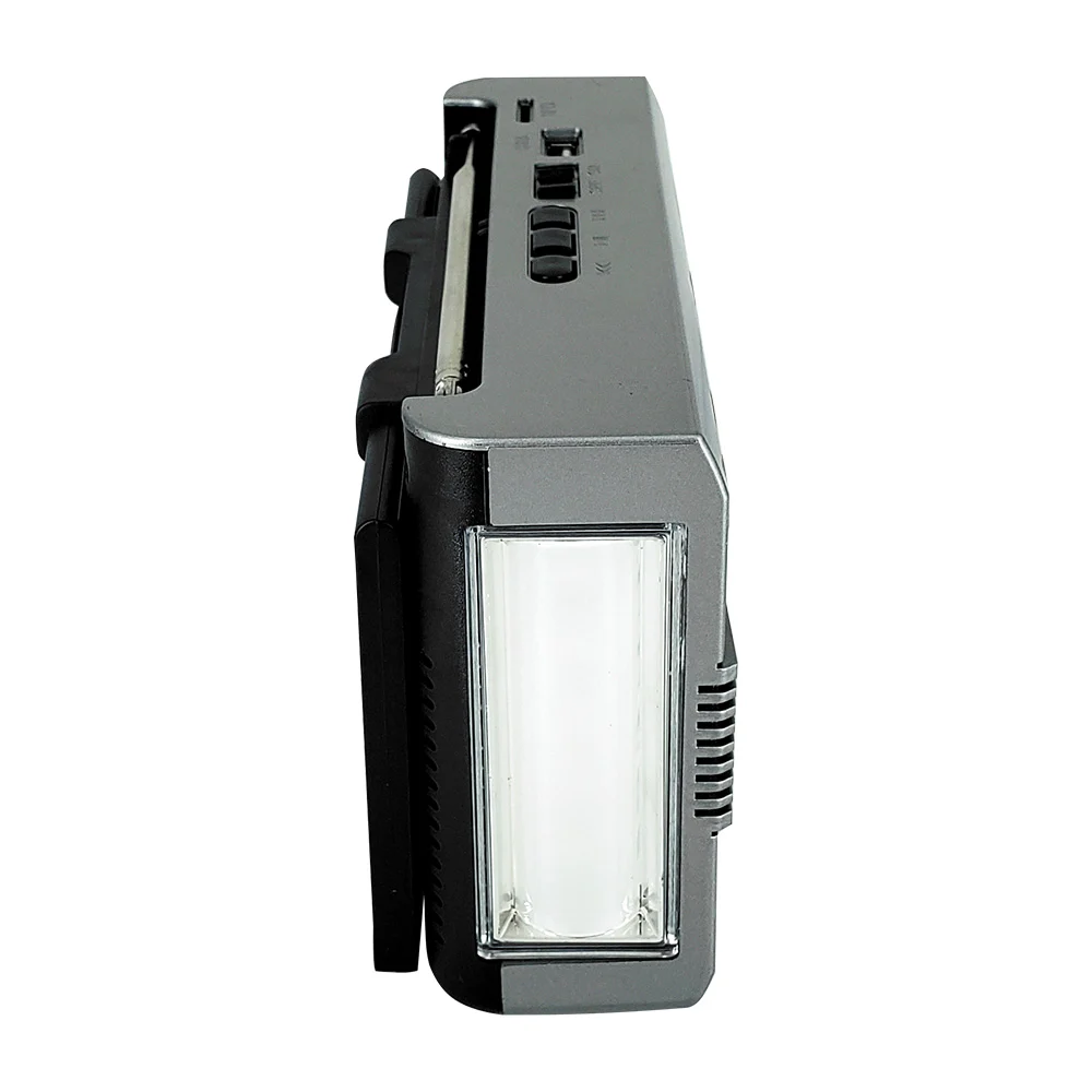 Radio de 3 pulgadas con ranuras usb-tf, panel solar y linterna / 8 bands / ktf-1481