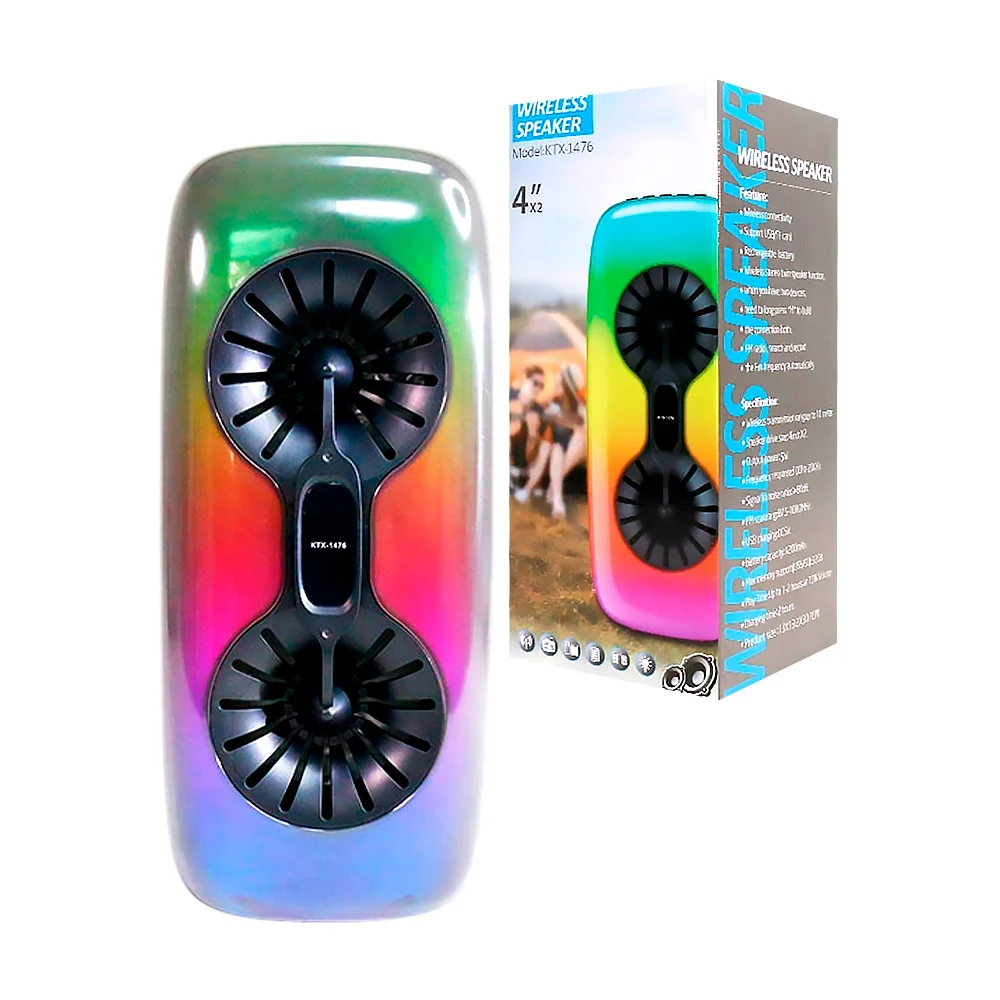 Bocina bluetooth big sound de 4 pulgadas...
