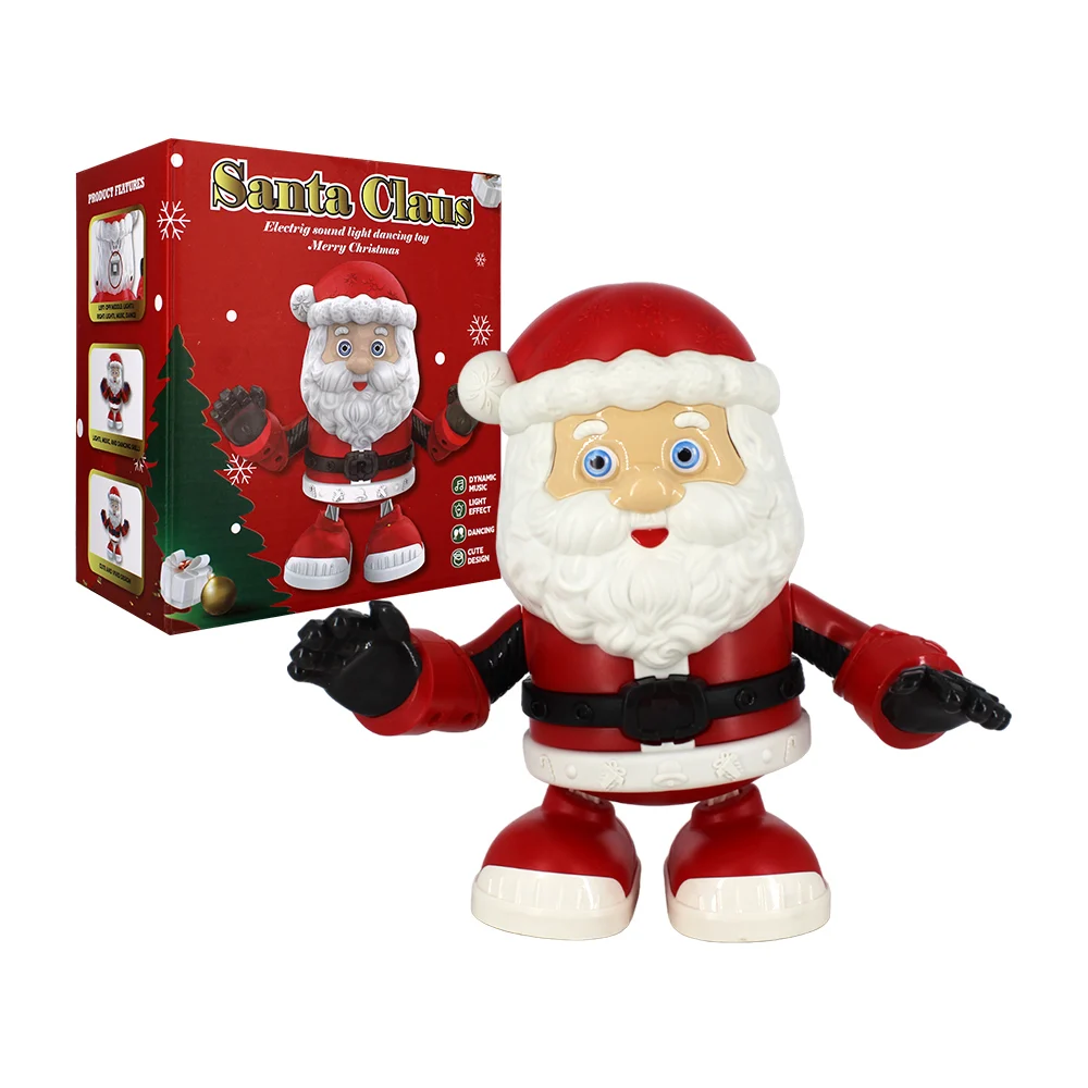 Juguete, santa claus dinámico bailarín con luces y música / kx213095