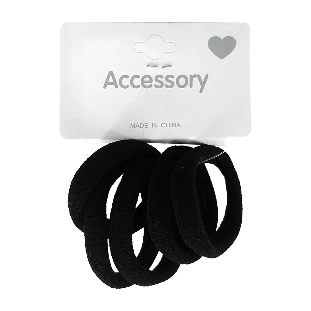 Blíster con 5 donas ligas de colores con textura suave para el cabello / accessory / l3ga