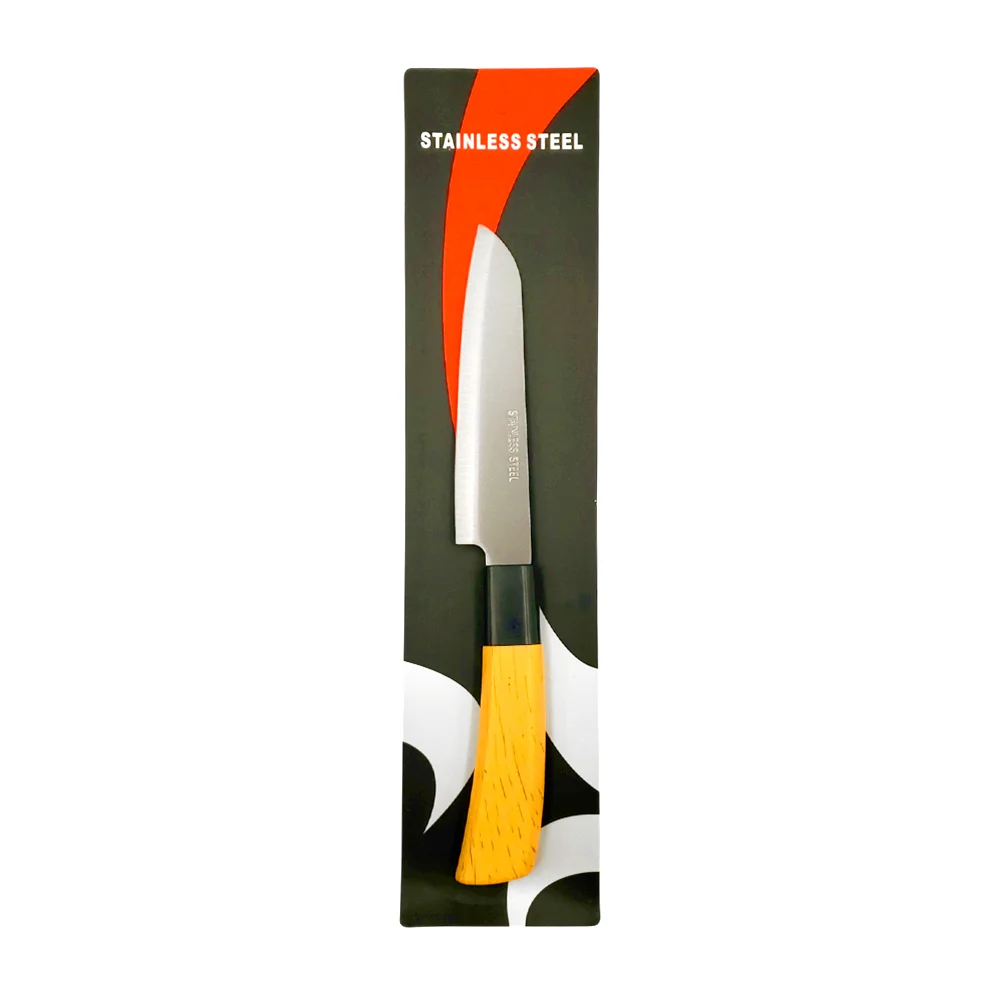 Cuchillo stainless steel con mango de madera  / t605-40hx / l824-40hx