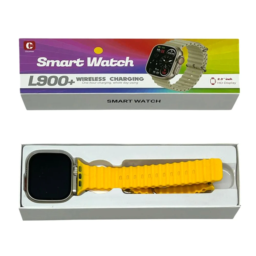 Smart watch de 2.3 pulgadas con correa de plástico y cargador magnético, variedad de colores / zy-l900+
