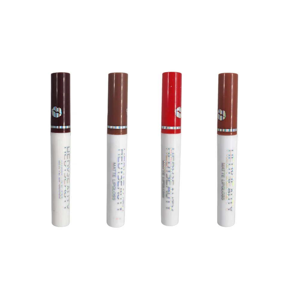 1pza Labial líquido hedy beauty con efecto matte, variedad de tonos / cx23-d847