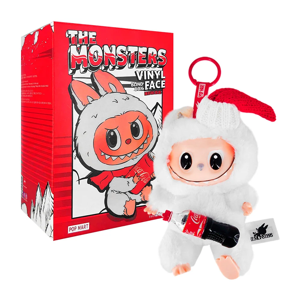 1pza Llavero de peluche afelpado colecccionable tipo labubu con temática de refresco, variedad de modelos / the monsters / lbcc / hy-158