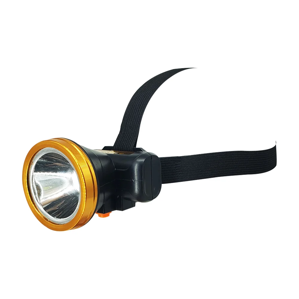 1pza Linterna led recargable de cabeza estilo minero 20w, con correa ajustable y cargador, variedad de funciones / led-5202a
