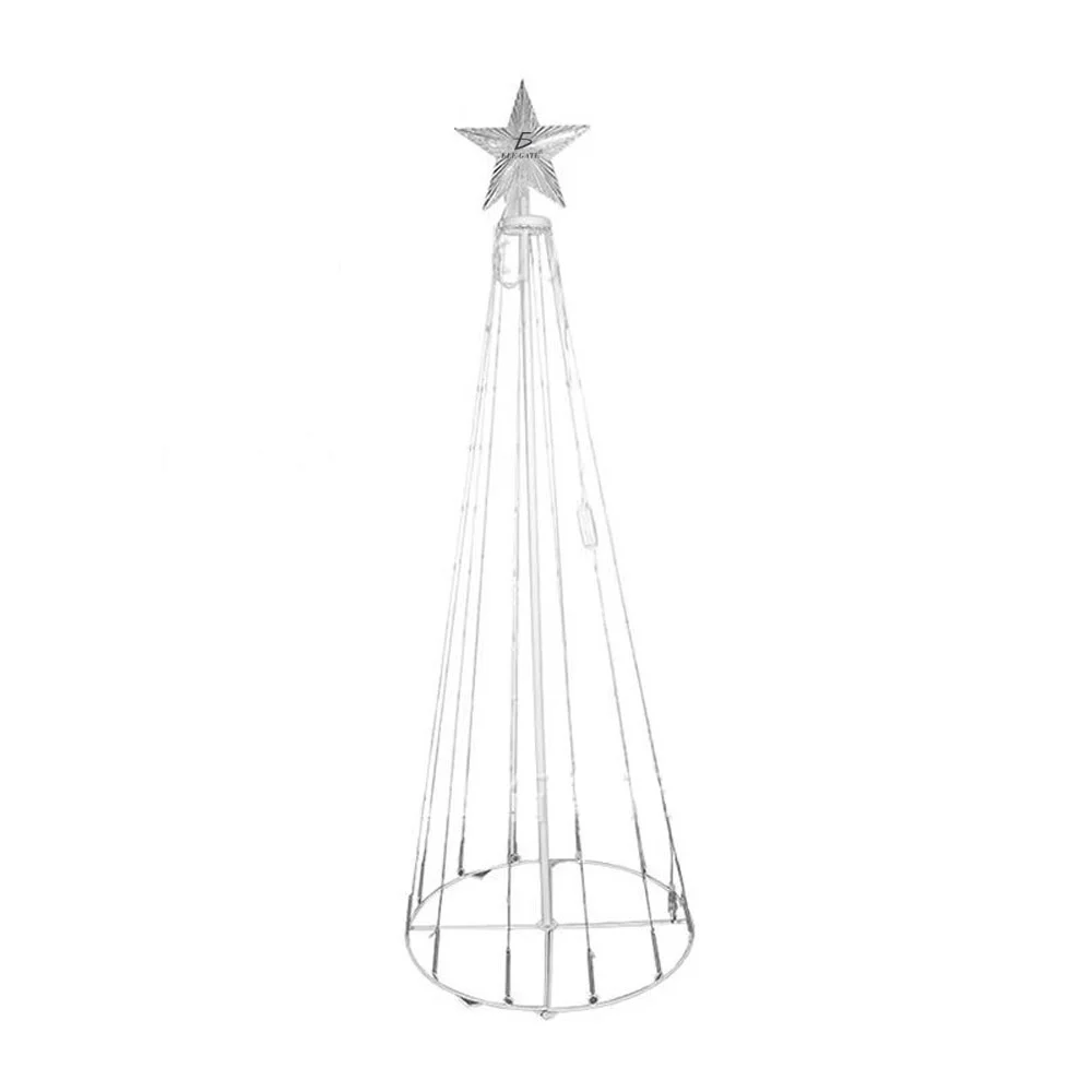 Árbol de navidad artificial de luces led 180x80cm, variedad de colores / led.60