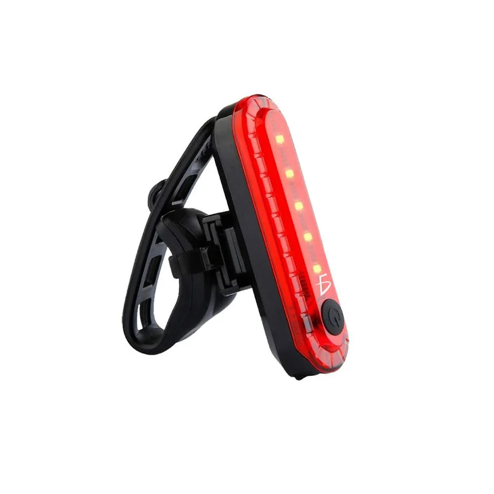 Luz led roja con 4 modos de iluminación para bicicleta