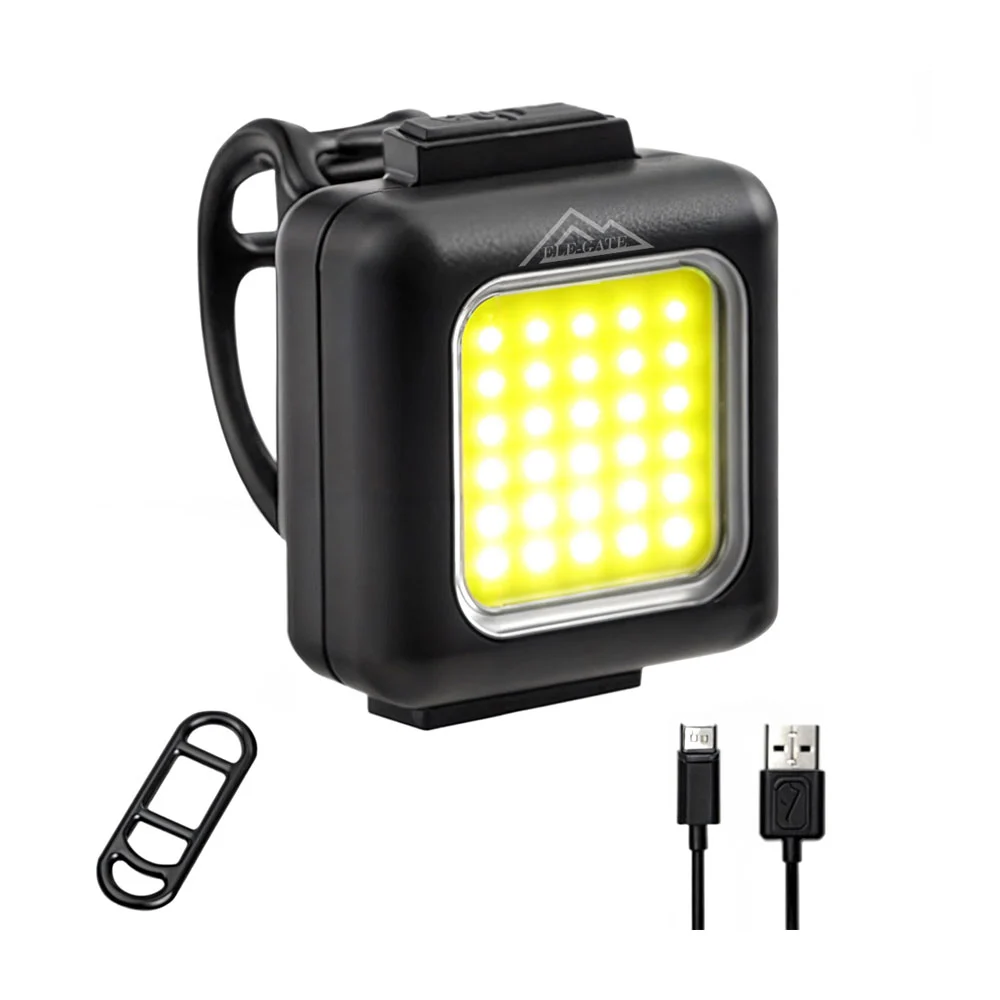Lámpara pequeña recargable de luz led dual roja o blanca con diseño colgante para bicicleta / led.69