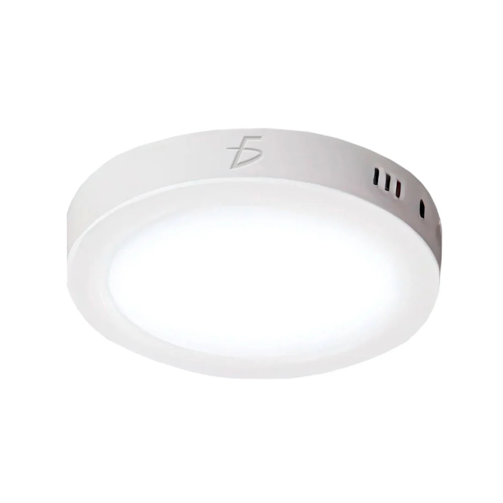 Lámpara para techo redonda de 24w con luz led en tono frío / led.77.24w
