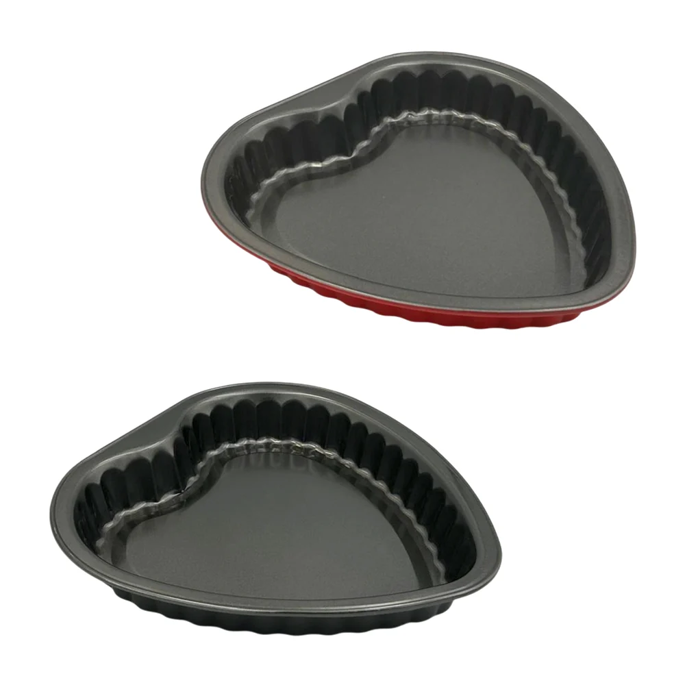 Molde en forma de corazón, metálico, en variedad de colores / kp8867