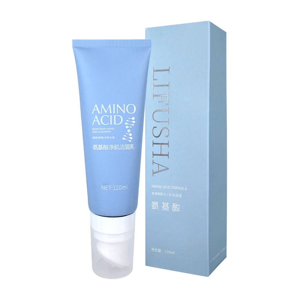 Limpiador facial en espuma con aminoácidos para reparar y suavizar la piel 120ml / lfs0200