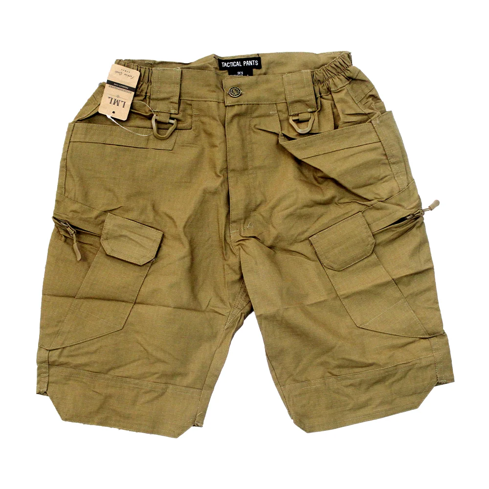 Short táctico 9f9 liso café con 10 bolsillos, variedad de tallas / tactical pants / lml-3324
