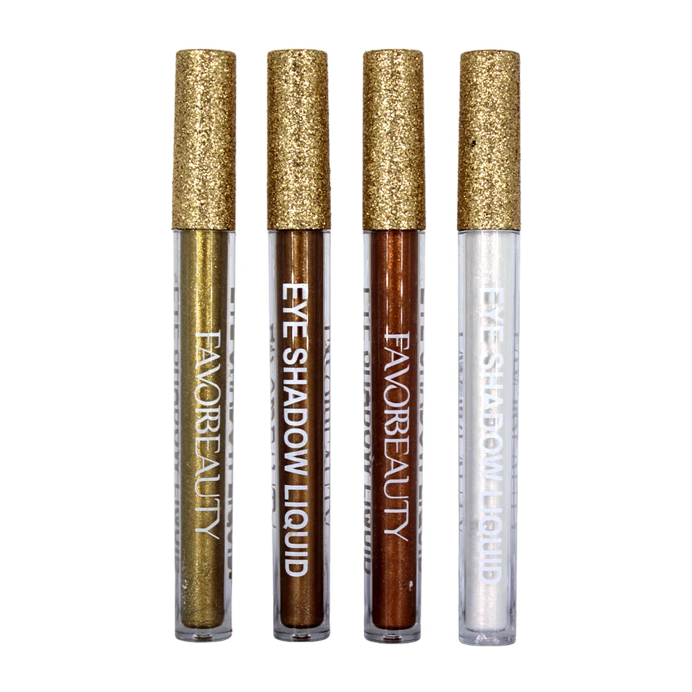 1pza Sombra líquida para ojos con diamantina, variedad de tonos / eye shadow liquid