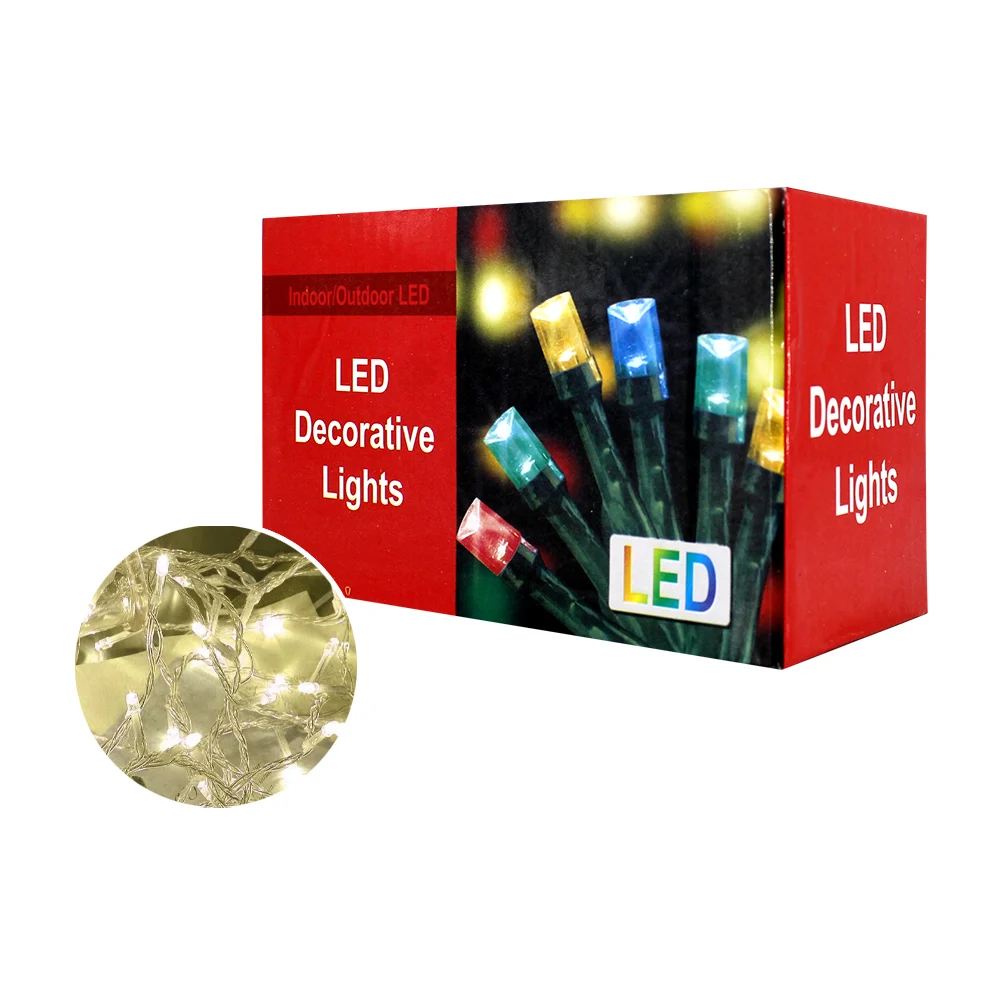 Serie de luces led de color cálido con cable transparente / led decorative lights