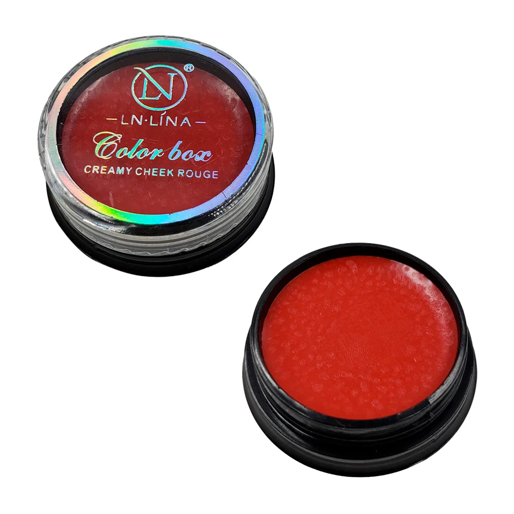 Envase pequeño con colorete multifuncional para maquillaje, variedad de tonos / ln lína color box / creamy cheek rouge