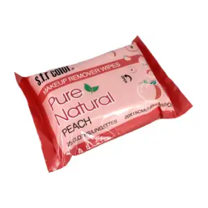 Paquete con 25 toallitas húmedas desmaquillantes pure natural con ext…