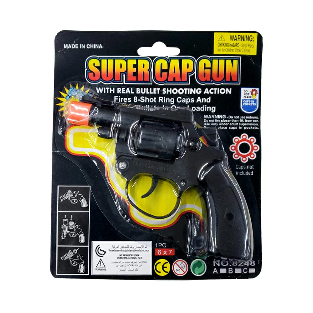 Juguete / pistola lanza balines super cap gun / wj-858a