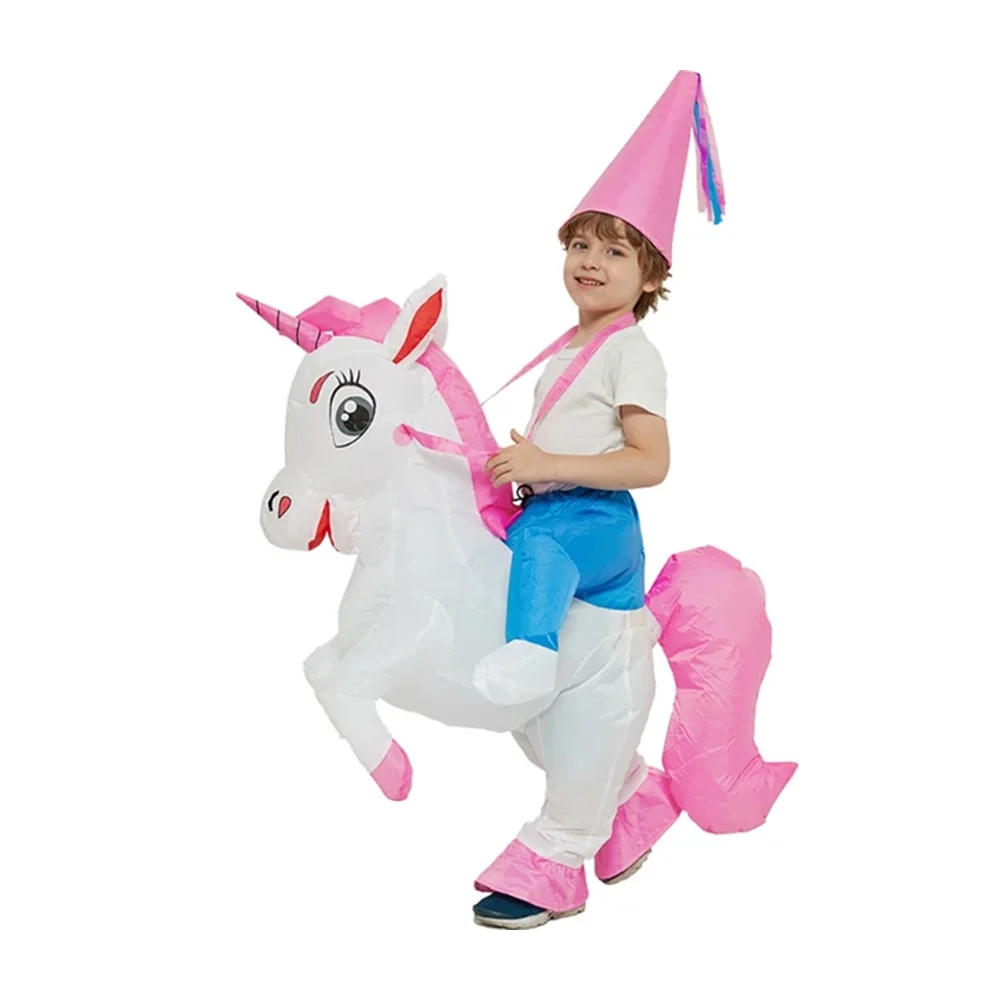 Disfraz inflable de unicornio para niños y niñas / a beautiful surprise / lu3105