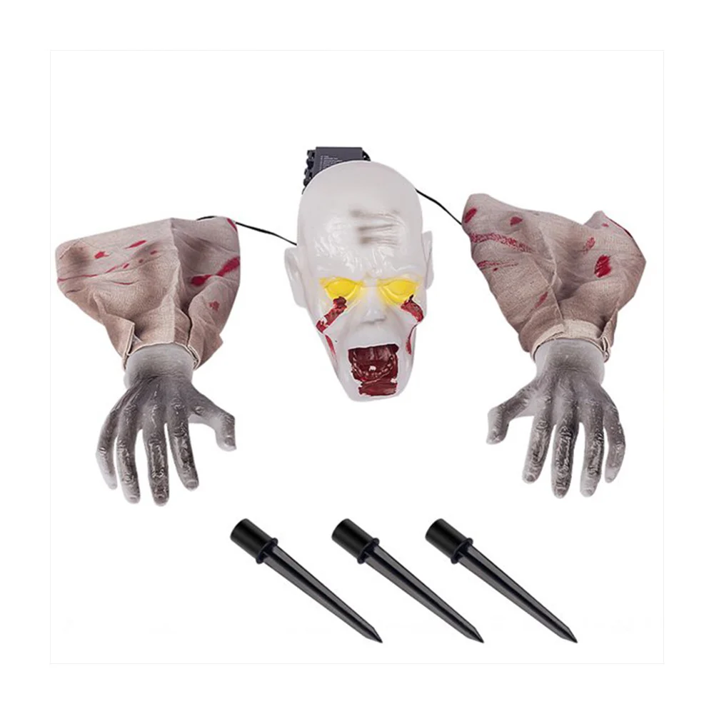 Lámpara decorativa para halloween con forma de zombie, 3 piezas, 30cm / lu3109
