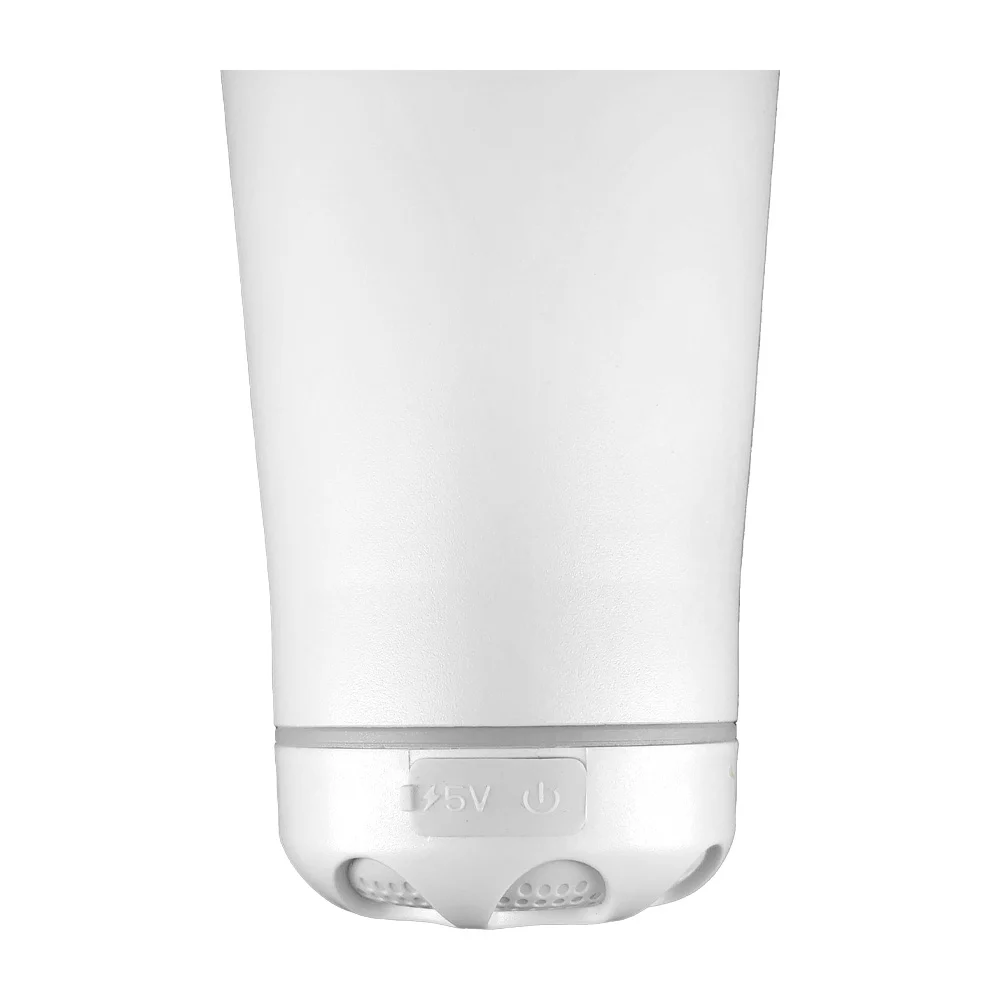 Vaso / termo metálico de acero inoxidable con bocina desmontable inalámbrica, luz rgb y capacidad para 473ml, variedad de colores / wireless music beer cup / lu3114