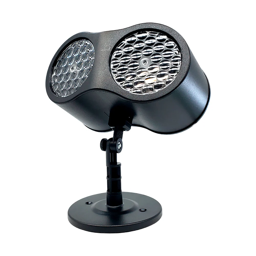 Lámpara proyector de 2 faros tipo láser con figuras navideñas multicolor + soporte para interiores / room led lights / lu3199