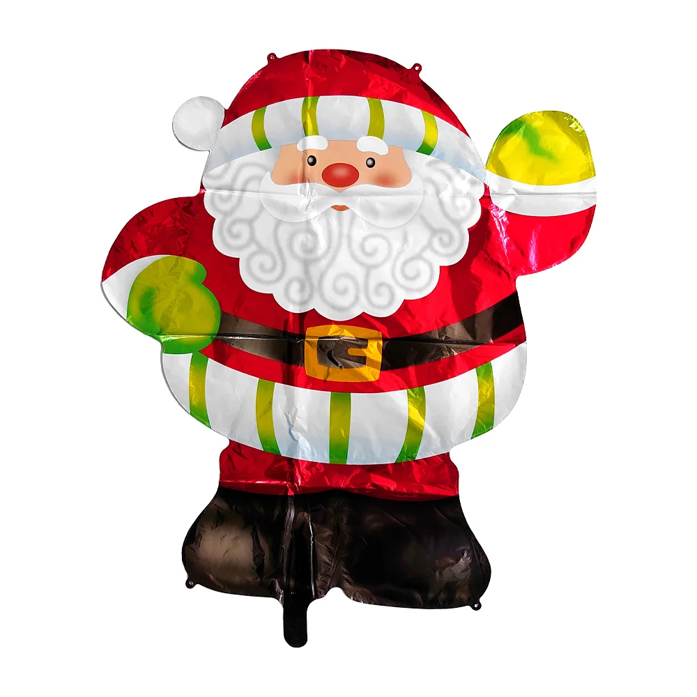 1pza Globo metálico navideño de 32 pulgadas, variedad de modelos