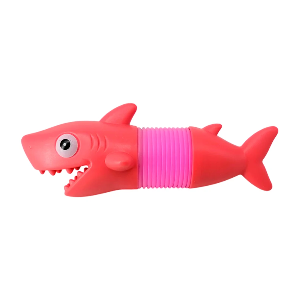 Paquete 6 figuras de animales con tubo gusano pop flexible y luz led, variedad de modelos / merry christmas / lu3379