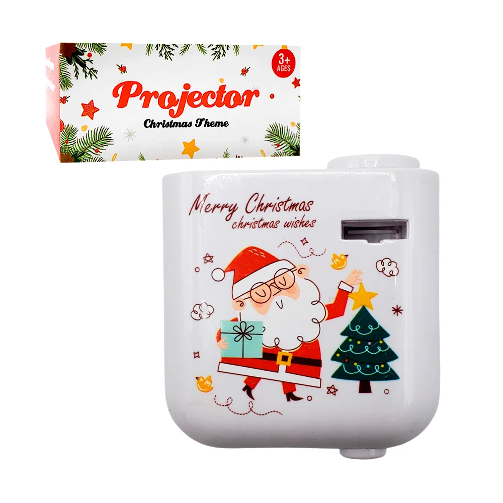 Proyector de juguete con imágenes navideñas, 6.5cm / projector / lu3381