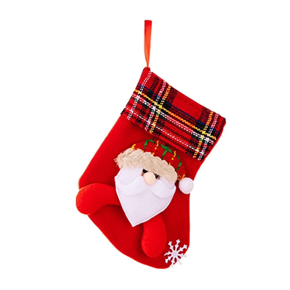 Bota navideña colgante chica con personajes navideños, 15cm, variedad de modelos / lu3666