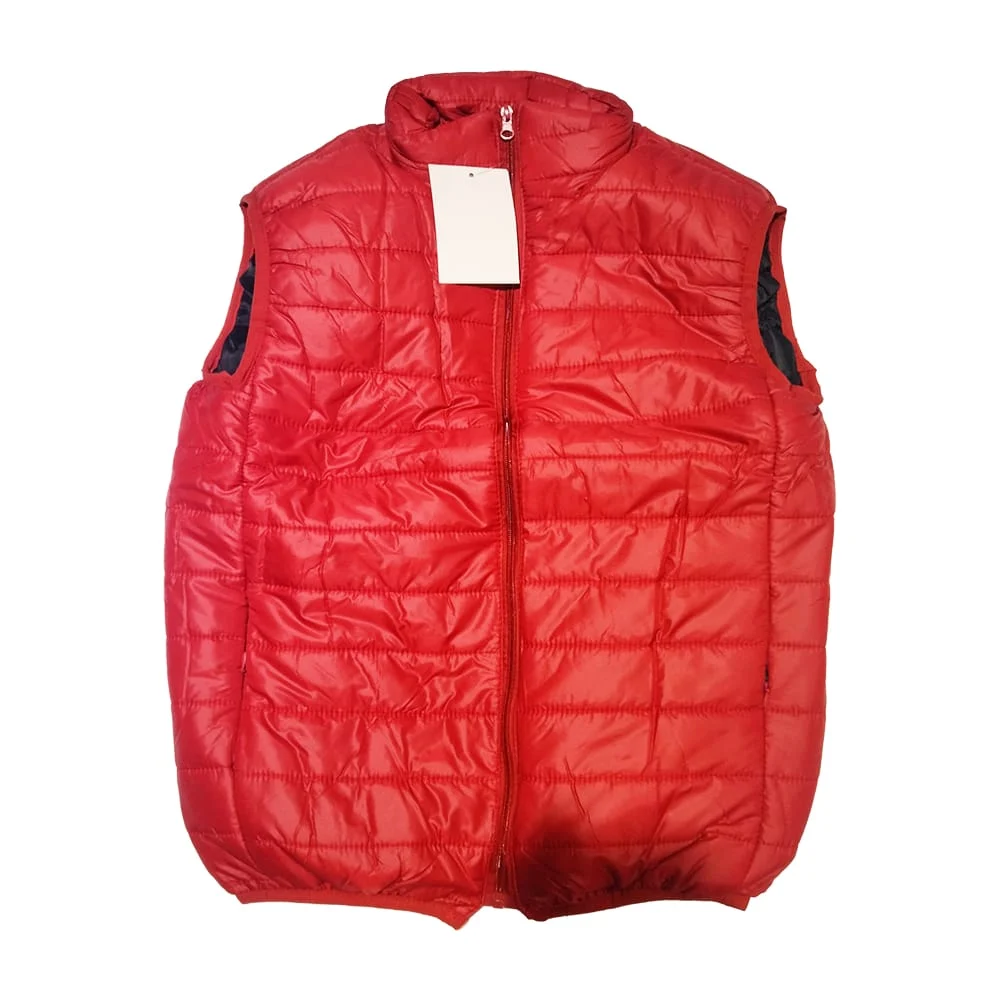 Chaleco acolchonado unisex con cierre, variedad de colores y tallas / lu5004