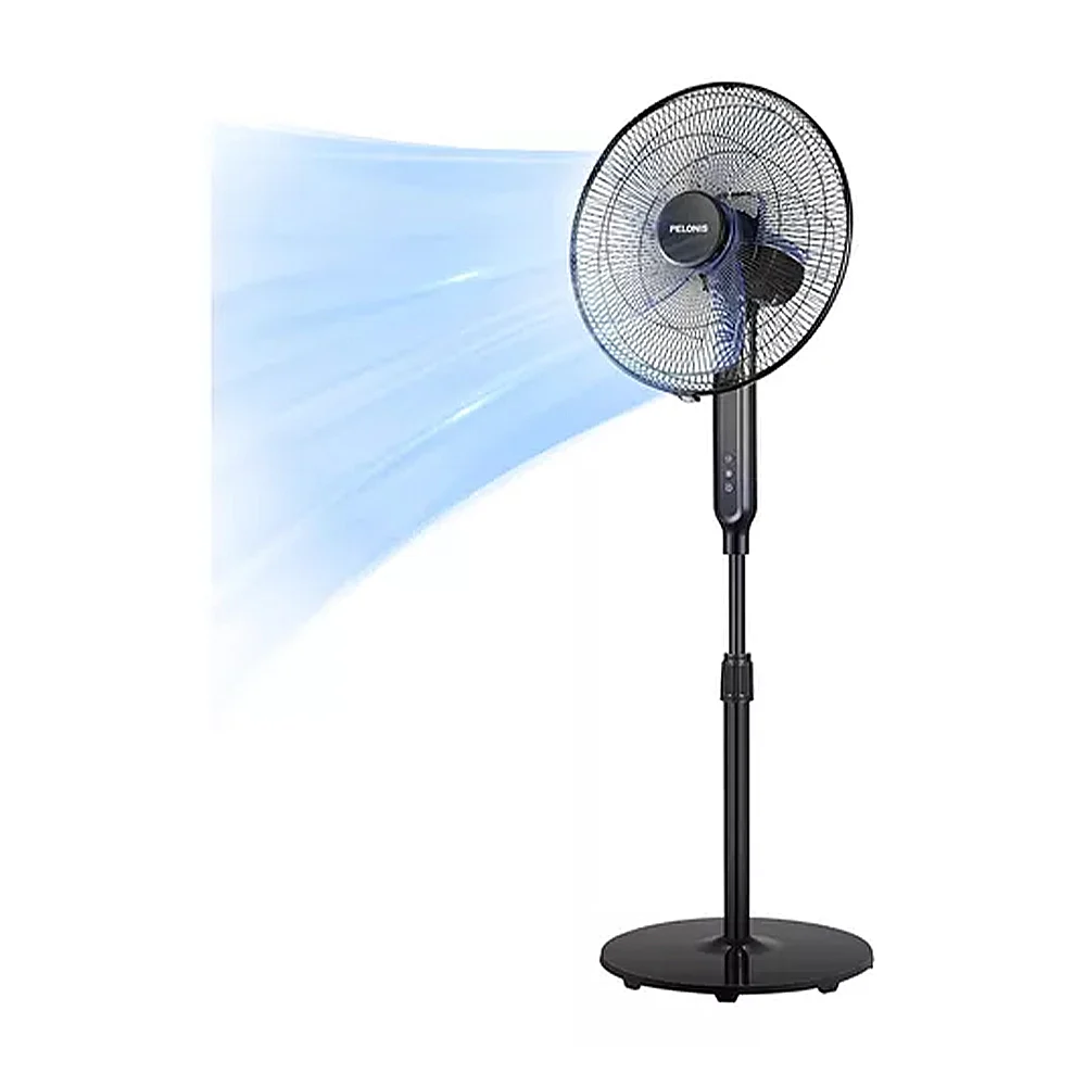Ventilador de pedestal retráctil 2 en 1 de 16 pulgadas y 5 aspas / lu5492
