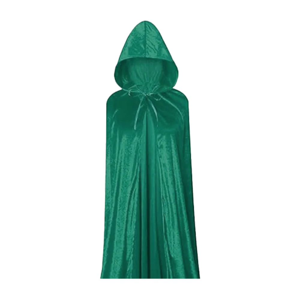 Capa aterciopelada infantil chica para disfraz de halloween, variedad de colores / lu5813