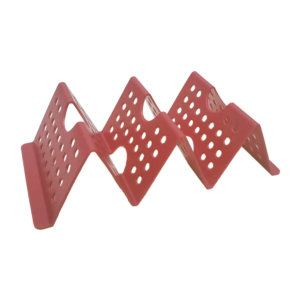 Paquete con 7 soportes para taco de plástico, variedad de colores / lu6123