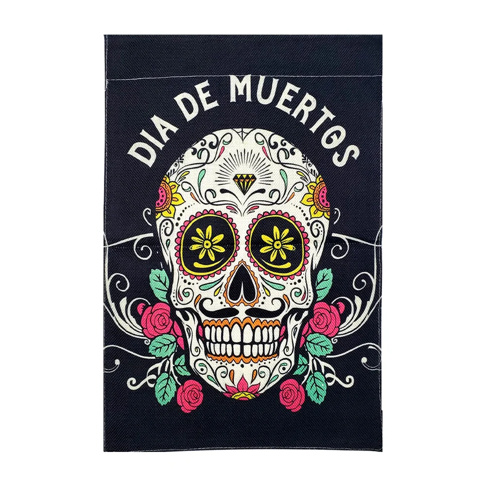 1pza Adorno decorativo colgante de tela para día de muertos, variedad de diseños / lu6287